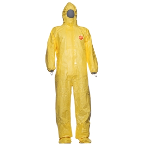F-*TYCHEM� 2000 C* SCHUTZANZUG MIT SOCKEN-TYCHEM�, GELB, PSA KATEGORIE 3, TYP 3-B/4-B/5-B/6-B