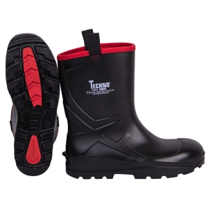 F-*BILLUND* PU-STIEFEL-SCHWARZ EN ISO 20345 S5 SR CI FO