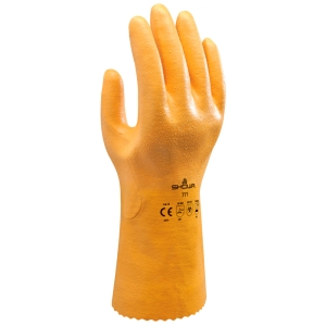 F-*SHOWA 771* SHOWA� CHEMIESCHUTZHANDSCHUHE, NITRIL CAT.3, CHEMIKALIENSCHUTZ