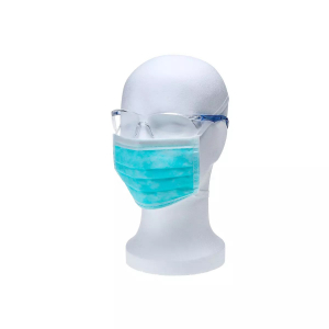 AMPRI-OP Maske zum Binden, Facemate, grün, antifog, VE= 6 Boxen á 50 Stück