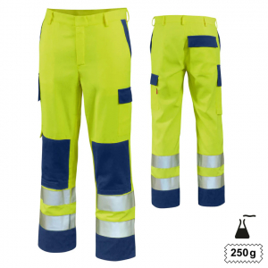 Bundhose HighVisMulti leicht +CH warngelb/marine