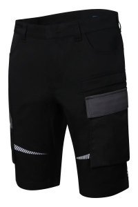 Pionier-PW Essential Bermuda, Schwarz/Dunkelgrau