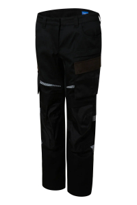 Pionier-PW Essential Bundhose Damen, Schwarz/Coffee Bean