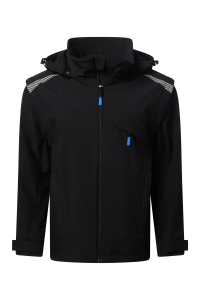 Pionier-PW Essential Softshell Jacke Damen, Schwarz
