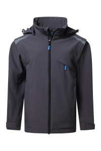 Pionier-PW Essential Softshell Jacke Damen, Dunkelgrau