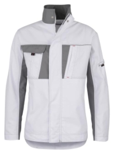 BEB-Bundjacke Inflame, wei�/mittelgrau