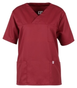 BEB-Schlupfkasack - Nature Unisex, weinrot