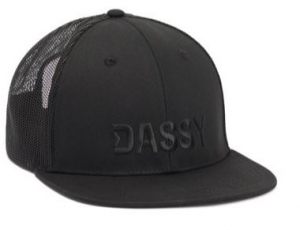 DASSY� Hebe Flat brim Kappe, schwarz