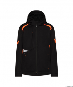 DASSY� Kalama Women Softshell-jacke f�r Damen, schwarz/fluo orange