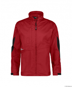DASSY� Atom Next Arbeitsjacke, rot/schwarz