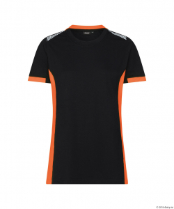 DASSY� Tampico WomenT-shirt f�r Damen, schwarz/fluo orange