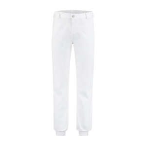 Hygiene Arbeitshose Polyester/Baumwolle mit Strickbndchen, 240g/m, wei