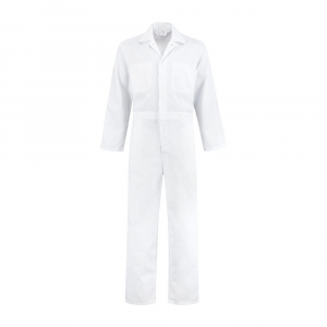 Hygiene Overall Polyester/Baumwolle, 260g/m, wei