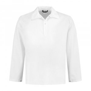 Hygiene Schlupfjacke Polyester/Baumwolle, 190g/m, wei