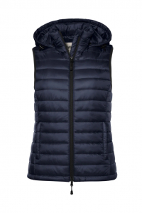 HAKRO Damen Kapuzen-Loftweste, tinte