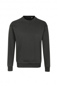 Label-Free Sweatshirt Heavy MIKRALINAR� ECO, karbongrau