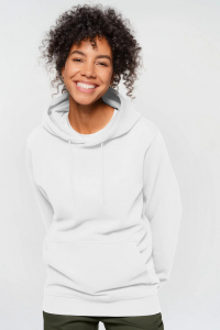 Label-Free Kapuzen-Sweat Heavy MIKRALINAR� ECO, wei�