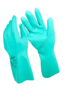 Korntex� Nitrilhandschuhe velourisiert Ankara - Gr�n
