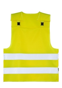 Korntex� Kinder Warnponcho mit Anti-Strangulations-System �Koge� - Signal Gelb