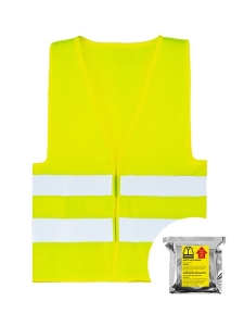 Korntex� Kinder Warnweste in Mini-Vakuum-Verpackung �Billund� - Signal Gelb - One Size