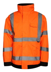 Korntex� Hi-Vis Regenjacke Lite �Kaunas� - Signal-Orange
