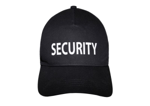 Korntex� �SECURITY� Cap �Portland� mit SECURITY Aufdruck - Schwarz - One Size