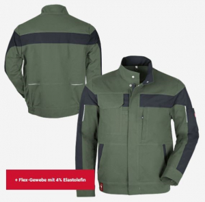 Bundjacke ecoFlex oliv/schwarz
