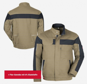 Bundjacke ecoFlex sahara/schwarz