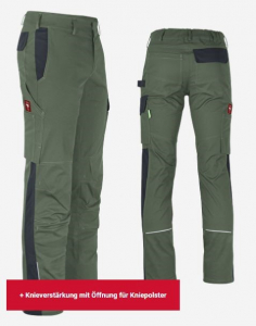 Bundhose ecoFlex oliv/schwarz