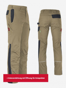 Bundhose ecoFlex sahara/schwarz