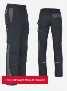 Bundhose ecoFlex schwarz/grau
