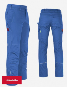 Bundhose uni ecoFlex blau