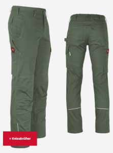 Bundhose uni ecoFlex oliv