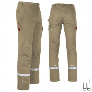 Bundhose uni ecoFlex +Refl. 17353 sahara