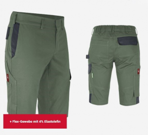 Shorts ecoFlex oliv/schwarz