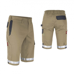 Shorts ecoFlex +Refl. 17353 sahara/schwarz