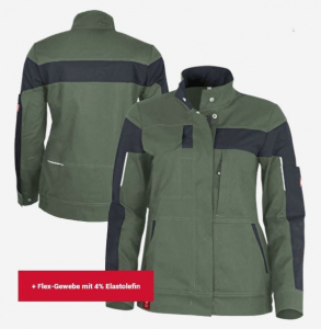 Damenjacke ecoFlex oliv/schwarz