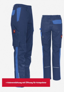 Damenhose ecoFlex marine/blau