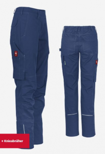 Damenhose uni ecoFlex marine