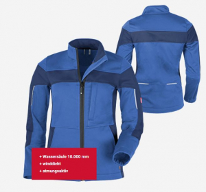 Damen-Softshelljacke ecoFlex blau/marine