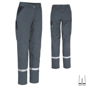 Damenhose ecoLight +Ref 17353 dunkelgrau/schwarz
