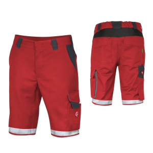 Shorts ecoRover +Refl. 17353 rot/schwarz/grau