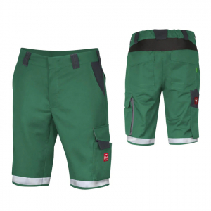 Shorts ecoRover +Refl. 17353 grün/schwarz/grau