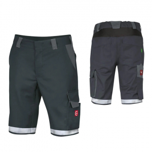 Shorts ecoRover +Refl. 17353 schwarz/grau