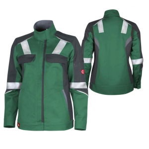 Damenjacke ecoRover +Refl. 17353 grün/schwarz/grau