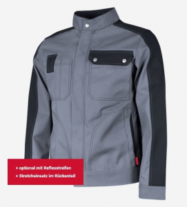 Bundjacke Top Runner grau/schwarz