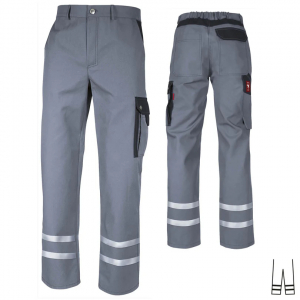 Bundhose Top Runner +Ref grau/schwarz