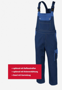 Latzhose Top Runner marine/kornblau