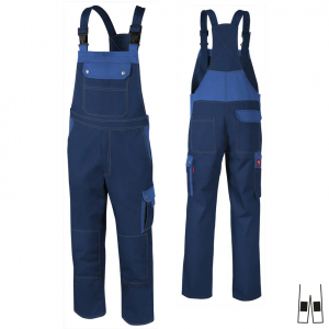 Latzhose Top Runner +KT marine/kornblau