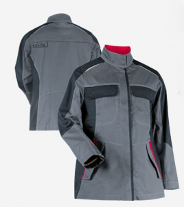 Damenjacke ecoRover Safety +CH grau/schwarz